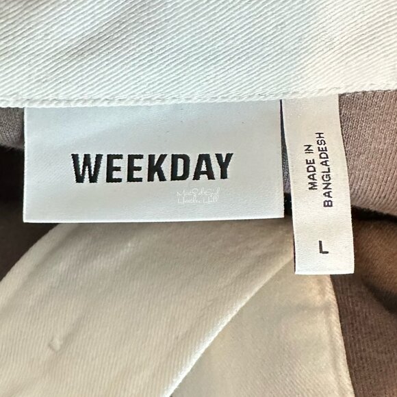 Weekday Pascal Oversized Polo Shirt Size Large - Picture 5 of 7